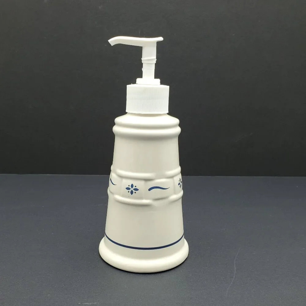 Longaberger Woven Traditions Classic Blue Lotion Dispenser Soap Dispenser